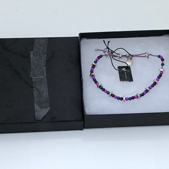 Marc Jacobs Bracelet Silver Plated beads & bolt pu - Picture 4 of 12